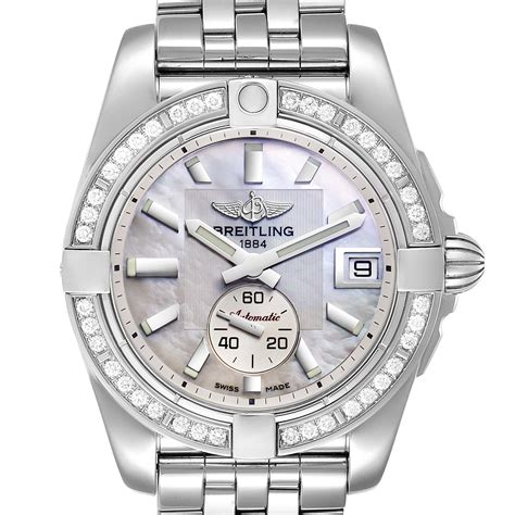 breitling galactic 36 ladies watch with diamonds|New Breitling Galactic 36 Women's Watches on Sale.